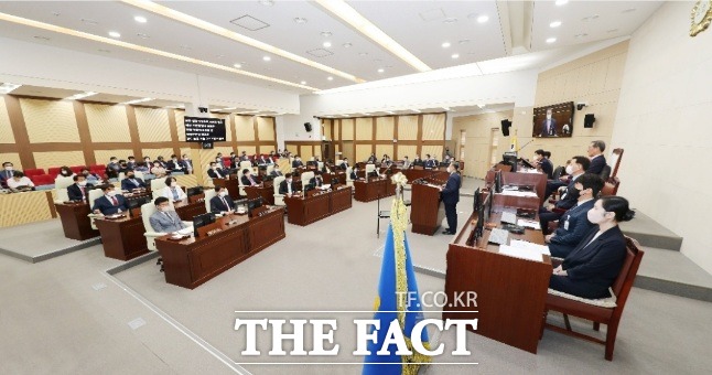 안동시의회 정례회 전경/안동시의회 제공