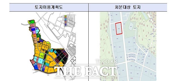 토지이용계획도. /충북도.