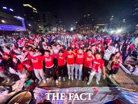  [월드컵 사진관] '우리가 붉은악마다!'…우루과이전 뜨거운 응원 열기