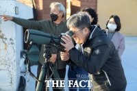  순천만, 흑두루미 1만 마리 도래....김승희 영산강환경청장 관찰