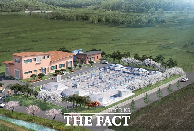 대산공공하수처리시설 조감도. / 서산시 제공