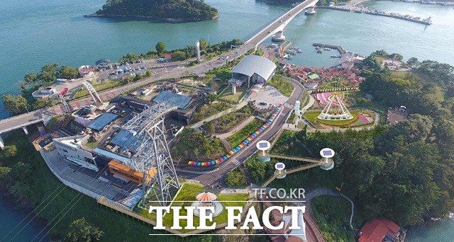 2023년 열린관광지 조성사업 초양도 종합계획도/사천시 제공