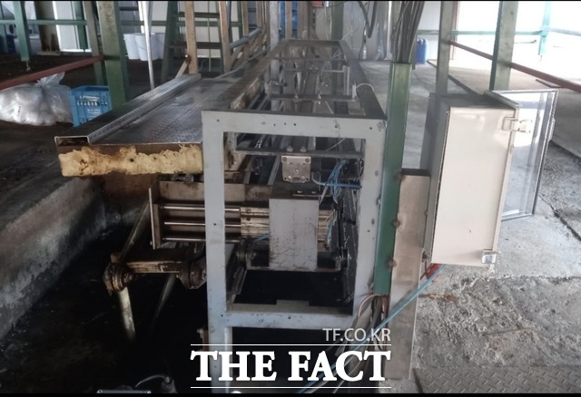 대구 달성군에 위치한 음료기업 비릭공장 내부/대구소방안전본부 제공