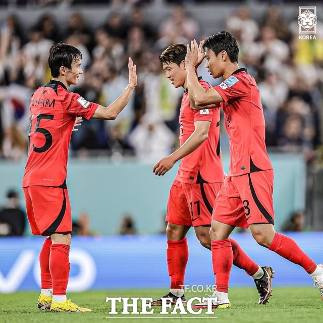 백승호의 골은 한국 축구의 세대교체 시작을 알렸다. /대한축구협회