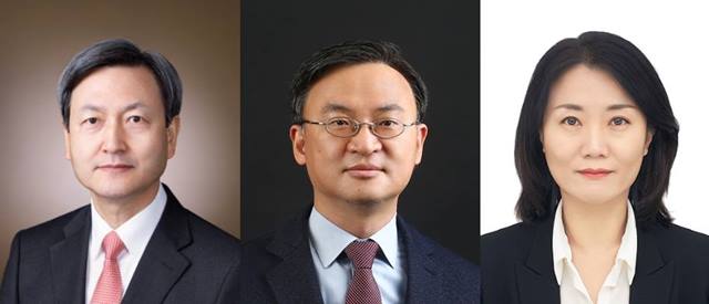 헌법재판소는 올해의 모범 국선대리인으로 박홍우·최승재·전혜경 변호사(사진 왼쪽부터)를 선정했다. /헌법재판소 제공