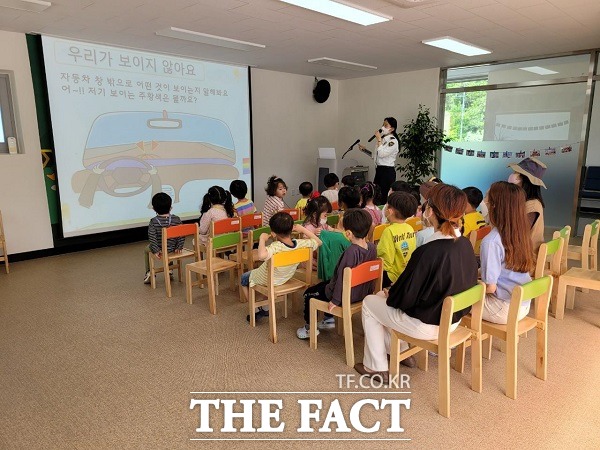 충북 영동군 어린이 교통안전교육장 모습. /영동군 제공.