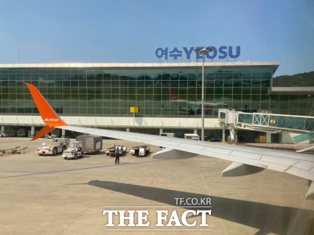 여수공항 모습.