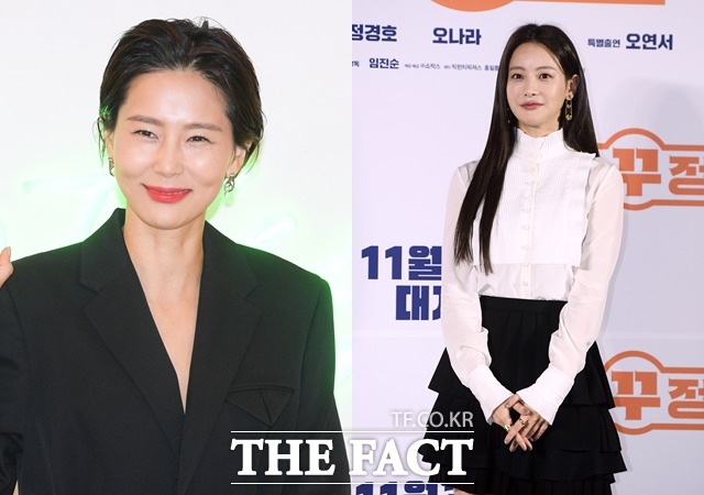 방송인 김나영(왼쪽)과 배우 오연서가 기부로 따뜻한 연말을 선물했다. /더팩트 DB