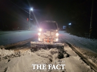  해남군, 기상속보에 대비 신속한 제설작업으로 교통 불편 최소화