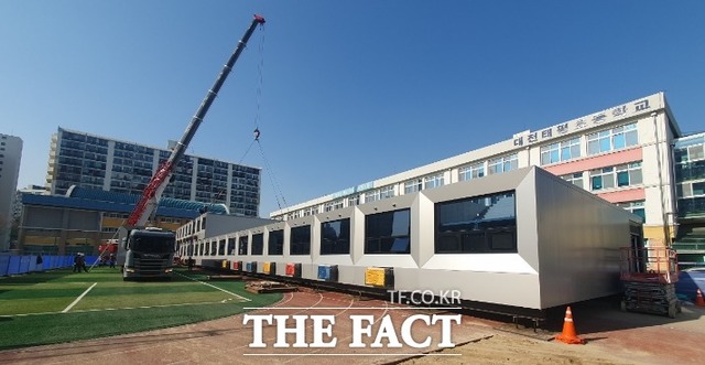 대전 태평초에 설치된 모듈러 교사 / 대전교육청 제공