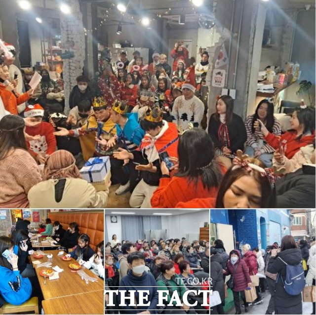 전쟁의 참화를 피해 우크라이나르 탈출한 고려인 동포들이 24일 아직은 낯선 조상의 땅에서 첫 크리스마스를 보냈다. /고려인 마을 제공