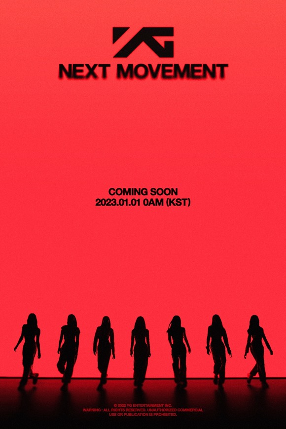 YG엔터테인먼트가 블랙핑크 이후 7년 만의 신인 걸그룹 론칭을 알리는 포스터를 공개했다. /YG 제공
