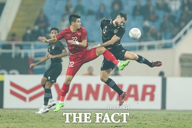 9일 인도네시아와 AFF컵 준결승 2차전에서 멀티골을 터뜨린 베트남의 응우옌 띠엔린./AFF 홈페이지