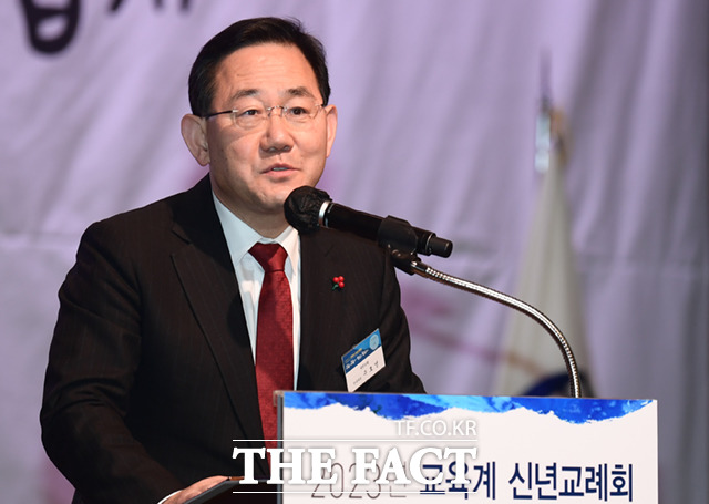 주호영 국민의힘 원내대표는 대한민국을 다시 한 번 도약하기 위해서 꼭 필요한 것이 교육 개혁이라고 말했다.