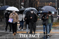  [오늘의 날씨] 포근하지만 전국 겨울비…미세먼지는 '좋음'