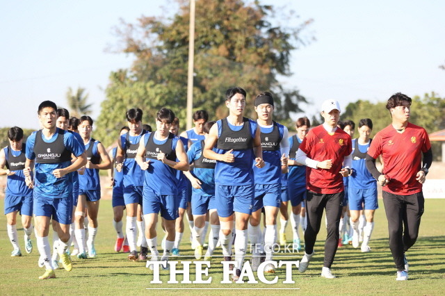 1년 만에 K리그1으로 돌아온 ‘챔피언’ 광주는 지난 3일 태국 치앙라이에 2차 동계 훈련 캠프를 차렸다./광주FC 제공