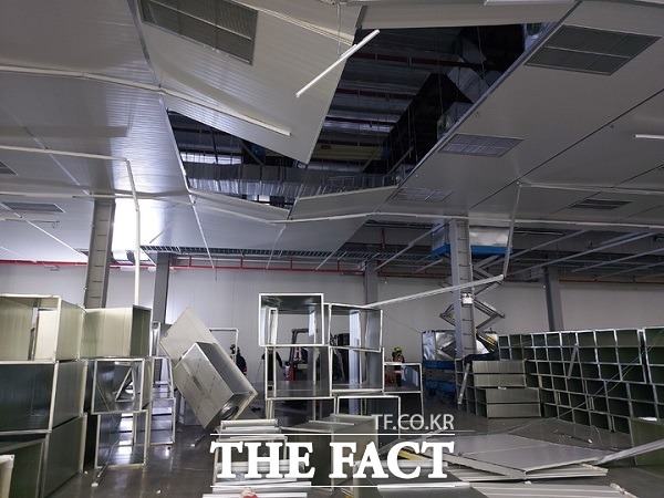 사고 현장. /충북소방본부 제공.