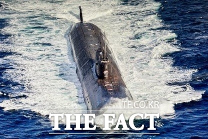 러시아 해군의 수중드론 캐리어 잠수함인 벨고로드함이 항해하고 있다. 벨고로드함은 2022년 9월22일과 27일 콜라 반도 근처 바렌츠해를 항해하는 것이 식별됐다.  /USNI News