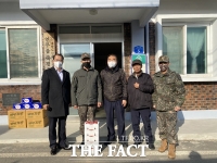 육군훈련소, 설 맞아 논산 6개 마을회관에 위문품 전달