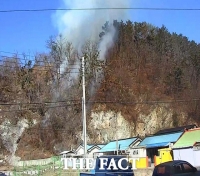  포항 구룡포읍 야산서 불…산림 0.1ha 소실