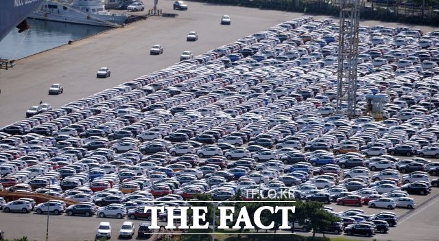 지난해 자동차 수출액이 사상 처음으로 500억 달러를 넘어선 것으로 나타났다. /더팩트 DB