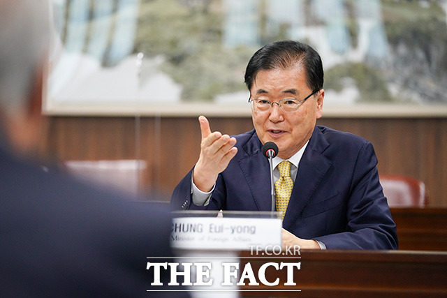 31일 정의용 전 청와대 국가안보실장이 검찰에 출석했다./더팩트 DB