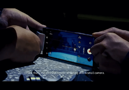 나홍진 감독의 신작 페이스(FAITH)의 정정훈 촬영감독은 소형 액션 카메라로서의 갤럭시S23 울트라의 가능성을 높이 평가했다. /갤럭시 언팩 캡처