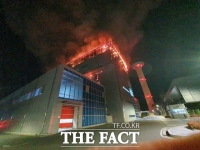  안동 맑은누리파크서 불…진화 중