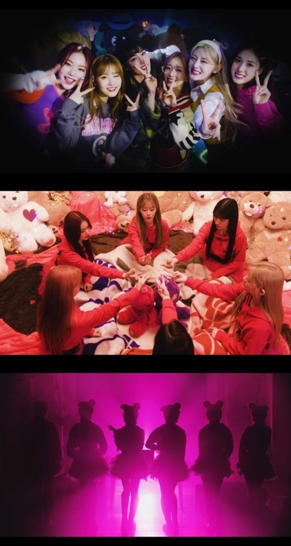 그룹 스테이씨(STAYC)가 네 번째 싱글 타이틀곡 Teddy Bear(테디 베어) 뮤직비디오 티저를 공개했다. /하이업엔터테인먼트 제공