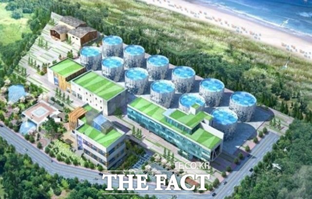 8일 강원도 환동해본부는 사업비 2050억원을 투입해 양양 현북면 일대 11만 6,818㎡에 친환경 대서양연어 양식산업단지를 조성하는지난 7일 원주지방환경청과 양양 연어 8일 양식산업단지 개발사업에 관한 전략환경영향평가 협의를 완료했다고 밝혀, 향후 조겅사업에 탄력이 붙을 전망이다 / 강원도환동해본부