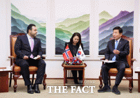 김 의장, 노르웨이 의장과 회담 