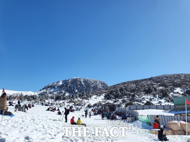 한라산 어리목 코스. / 제주도