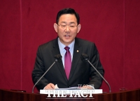 주호영, 文정부·野·이재명 '내로남불' 질타…