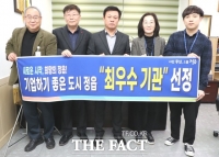  정읍시, 전북도 주관 '기업하기 좋은 도시' 최우수기관 선정