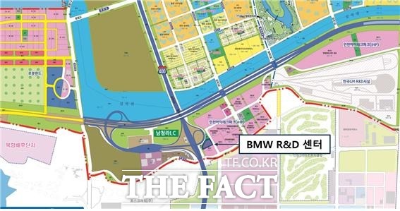 청라국제도시 BMW 연구 개발(R&D) 센터 조감도 /인천경제청