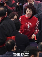  '친이준석계' 천하람 향해 항의하는 지지자들 [TF사진관]