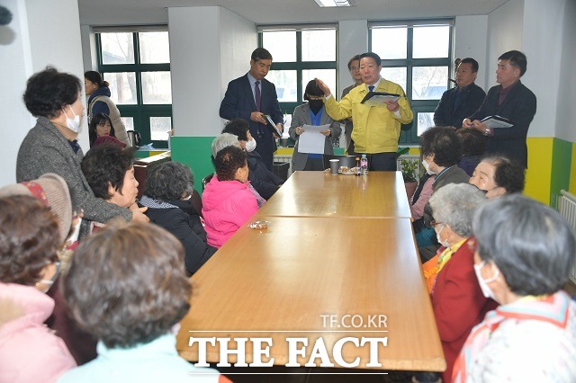 최영일 전북 순창군수 군정설명회 모습. / 순창군