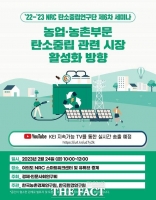  한국농촌경제연구원-한국환경연구원, ‘농업·농촌부문 탄소중립 세미나 개최