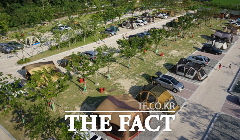 대전 동구 상소동 오토캠핌장. / 대전 동구