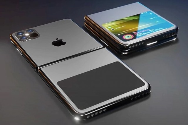애플은 최근 폴더블폰 관련 디스플레이 특허를 받았다. 업계에서는 애플이 오는 2024년 폴더블 아이패드, 2025년 폴더블 아이폰을 각각 출시할 것으로 예상하고 있다. 사진은 IT 전문 외신인 폰아레나가 공개한 폴더블 아이폰 예상 이미지. /폰아레나