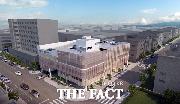 율량지구 주차타워 조감도. /청주시.