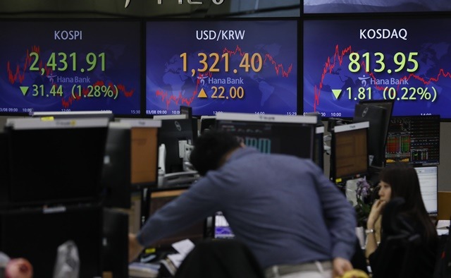 8일 서울외환시장에서 원·달러 환율은 전 거래일보다 22원 오른 1321.4원에 마감했다. /뉴시스