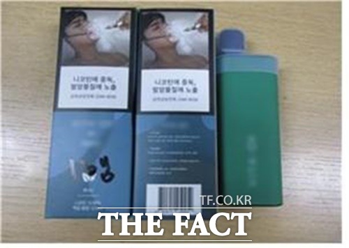 합성 니코틴으로 허위 신고된 천연 니코틴 액상형 전자담배 / 관세청