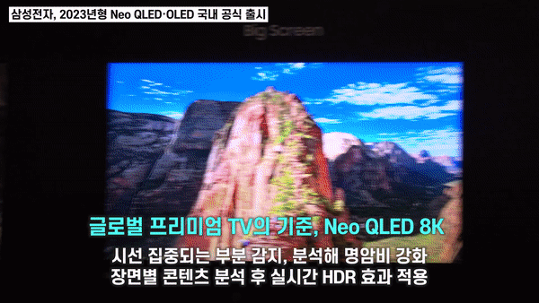삼성전자는 9일 한국 시장에 2023년형 네오 QLED 8K와 네오 OLED 등 TV 신제품을 출시했다. /삼성전자