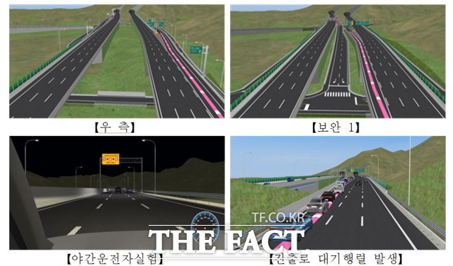 두암교차로~소태TG까지 4km 구간을 가상현실(VR) 환경으로 구축(기존 자료 이용 3D맵 구축)해 운전자 주행행태를 분석한 모습./광주시