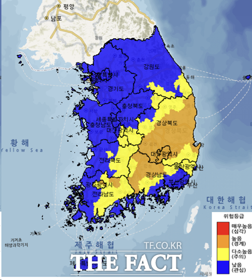 산불 위험지수 / 국립산림과학원