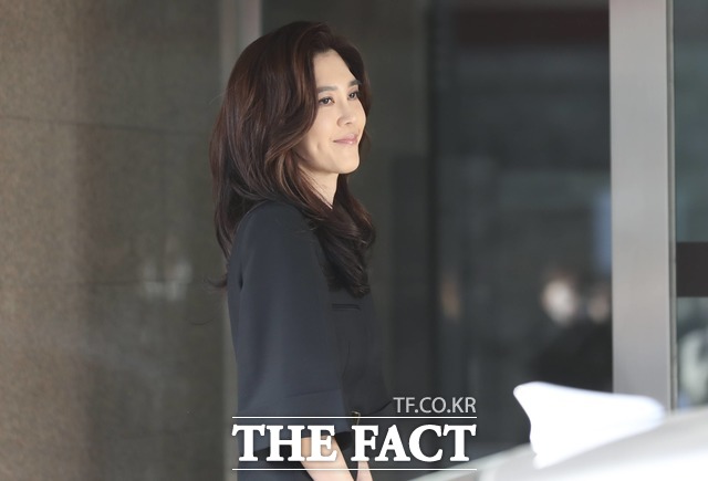 이부진 호텔신라 사장이 16일 오전 서울 중구 삼성전자 장충사옥에서 열리는 호텔신라 주주총회에 참석하고 있다. /뉴시스