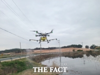  정읍시, 드론 이용 항공방제로 AI 차단 총력 대응