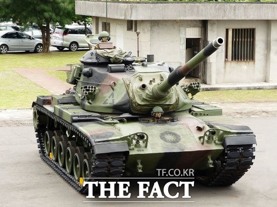 대만육군의 주력전차 M60A3 TTS.대만 국방부는 72억 4000만 대만달러를 들여 460대의 엔진, 화력통제장치, 조준경 등을 전부 신형으로 교체한다./타이완뉴스