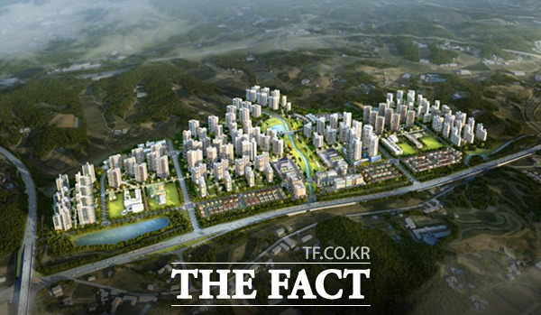공주시 송선·동현지구 도시개발사업 조감도./공주시